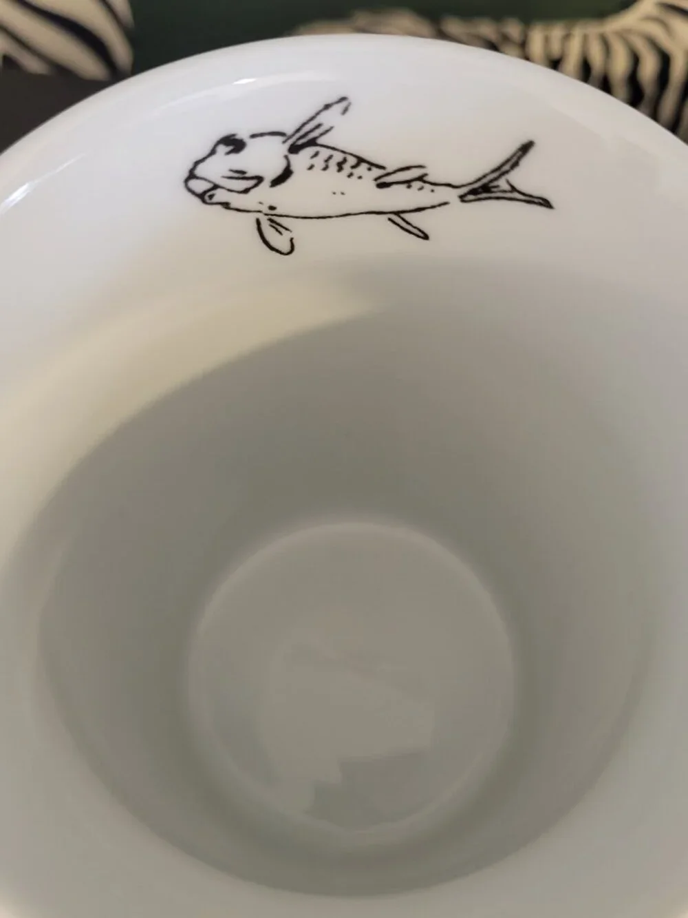 MMA Cat Fishbowl Ceramic Mug METROPOLITAN ART MUSEUM 2010 Coffee Tea cup